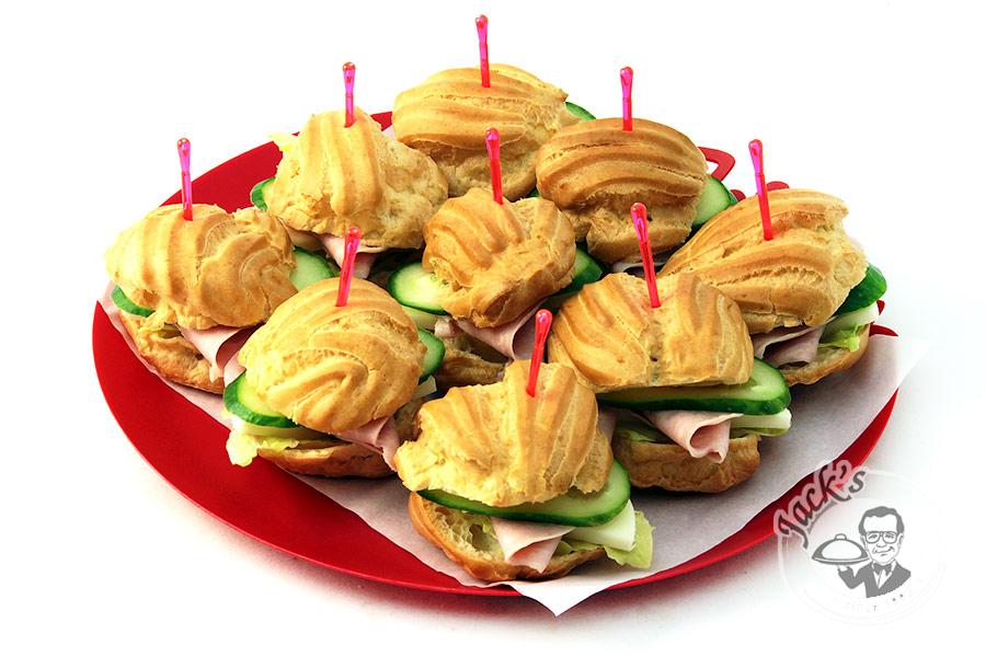 Ham Mini-Burgers "Piggy Pop" 7 cm, 9 pcs