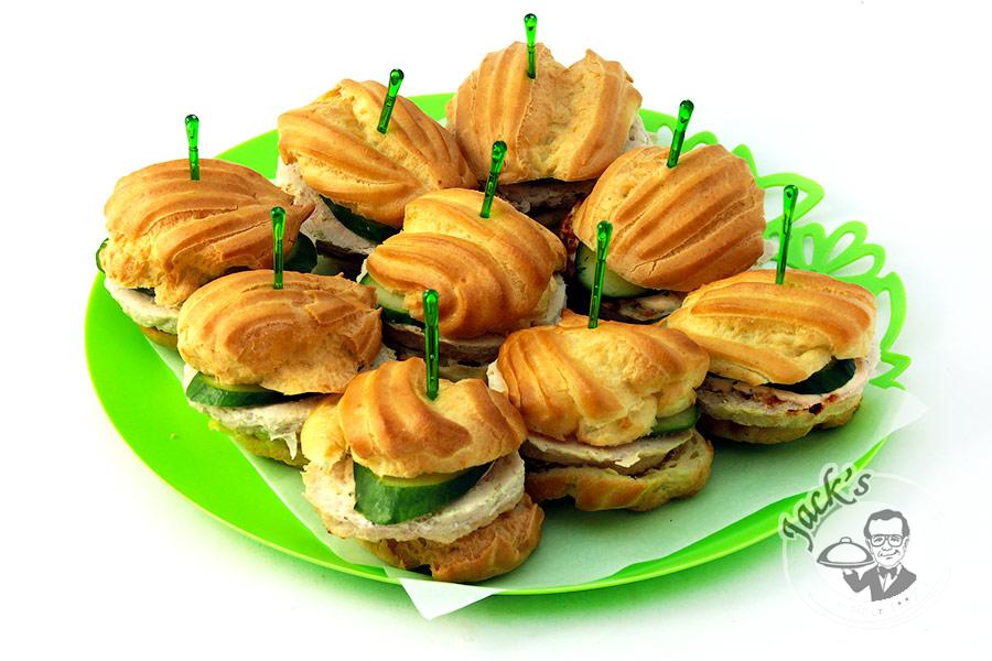 Turkey Mini-Burgers "Bibigon" 7 cm, 9 pcs