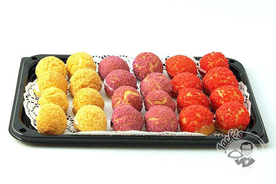 Assorted Choux Pastry "Three Musketeers" 24 pcs