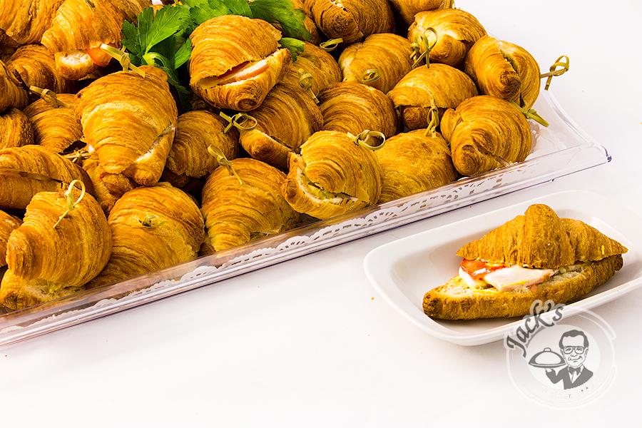 Mini croissants with carbonad ham 15/25/50 pcs