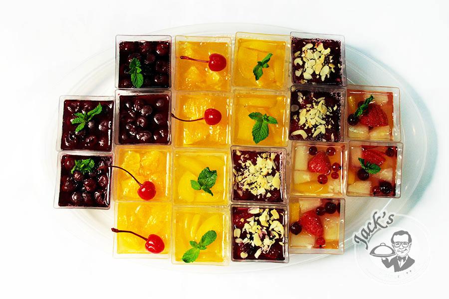 Assorted Jelly Shotglasses "Fruit Melody" 20 pcs