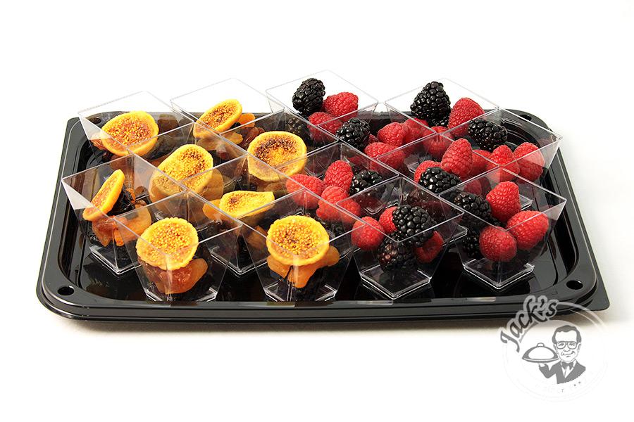 Assorted Dried Fruit & Berry Shotglasses "Holiday Colors" 16 pcs