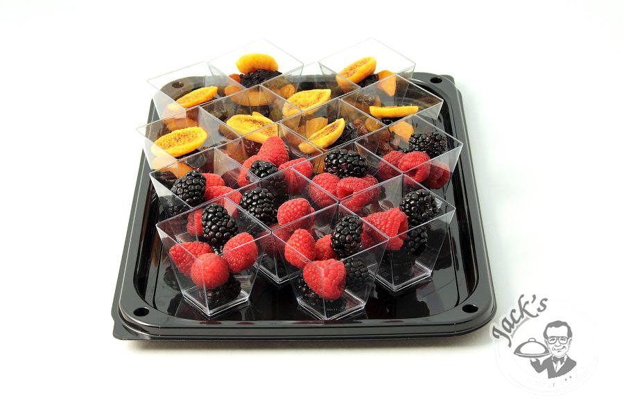 Assorted Dried Fruit & Berry Shotglasses "Holiday Colors" 16 pcs