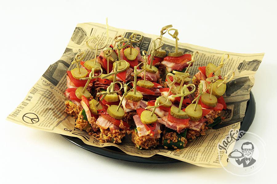 Deluxe Meat Canape "Bullfighter" 24 pcs