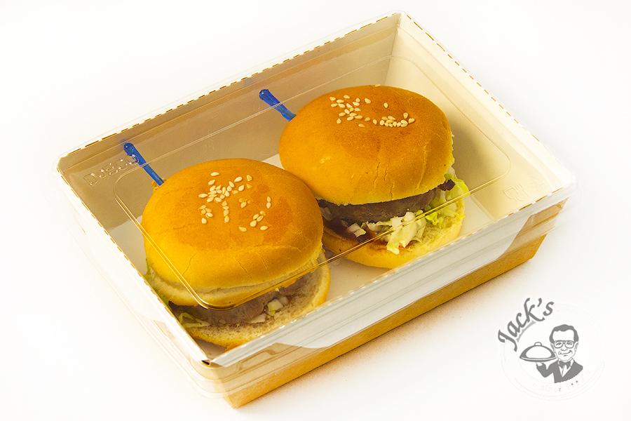 Teriyaki Mini Cheeseburgers (Sliders) 7 cm, 2 pcs