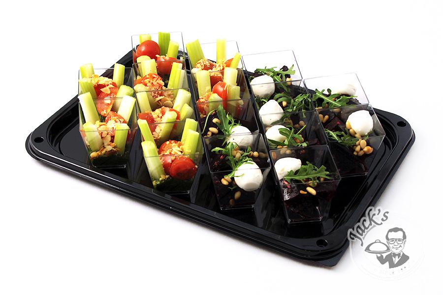 Assorted Salad Shotglasses "Flora's Gift" 16 pcs