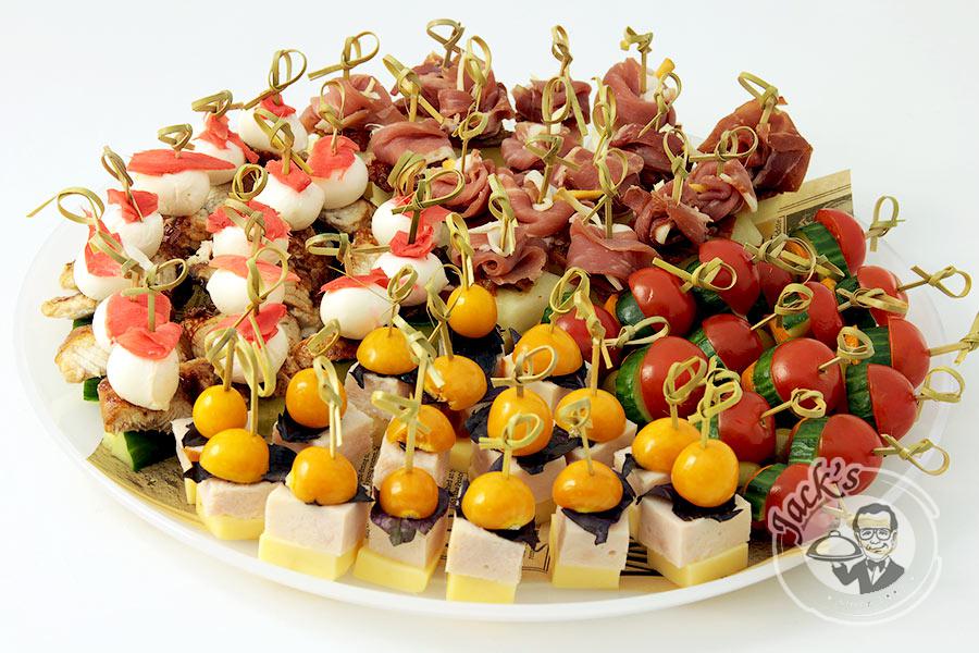 Deluxe Assorted Canapes "Gourmet's Dream" 64 pcs