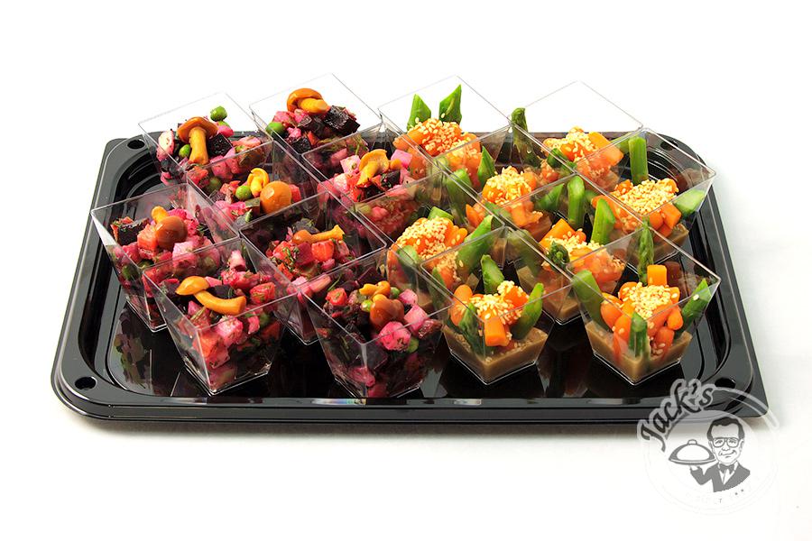 Assorted Salad Shotglasses "Сheerfulness" 16 pcs