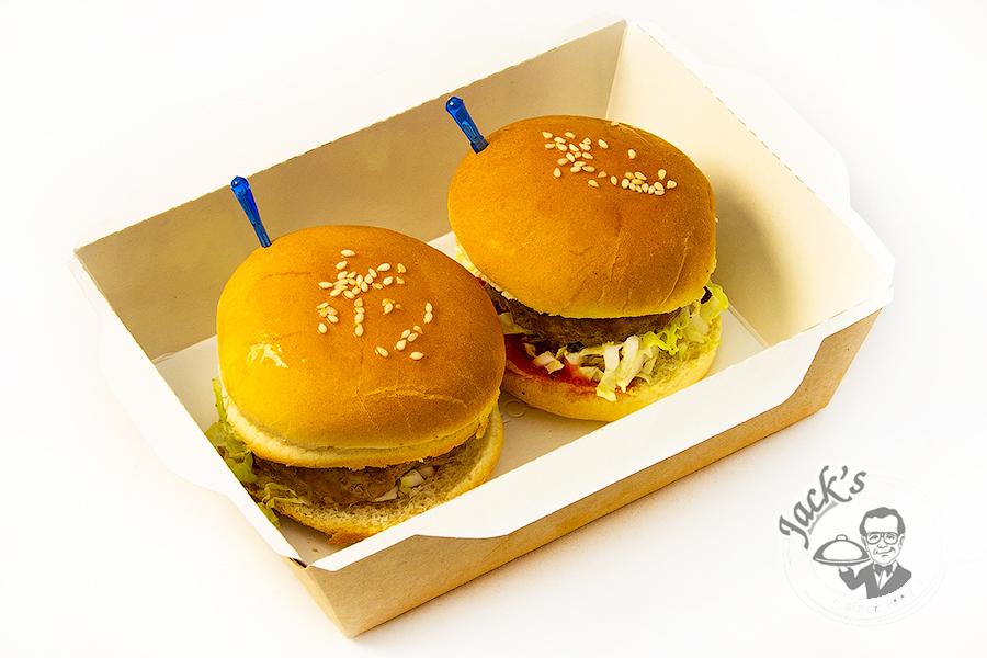 Mini Cheeseburgers (Sliders) 7 cm, 2 pcs