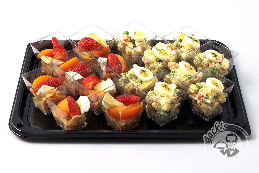Assorted Salad Shotglasses "Stylish Party" 16 pcs