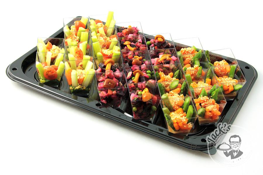 Large Assorted Salad Shotglasses "Summer Holidays" 27 pcs
