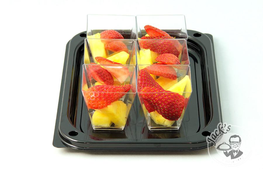 Pineapple & Strawberry Shotglasses "Secret Temptation" 6 pcs