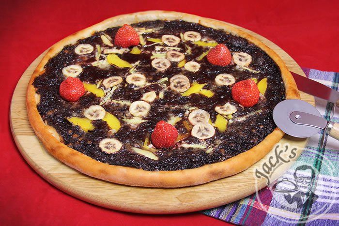 Sweet Dessert Pizza "Malibu" 35 cm