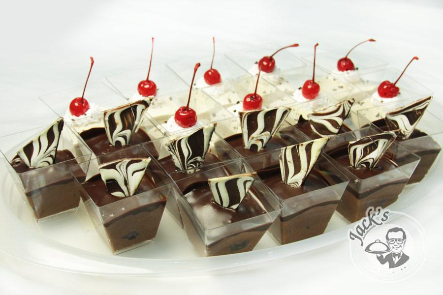 Assorted Shotglass Desserts "Snowy Sails" 20 pcs