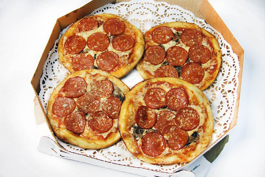 Mini-Pizzas (Pizzetti) "Super Pepperoni" 13 cm, 4/8 pcs