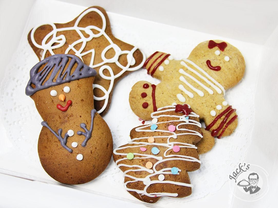 Gingerbread Cookie-Figurines "A Christmas Tale" 4/12 pcs