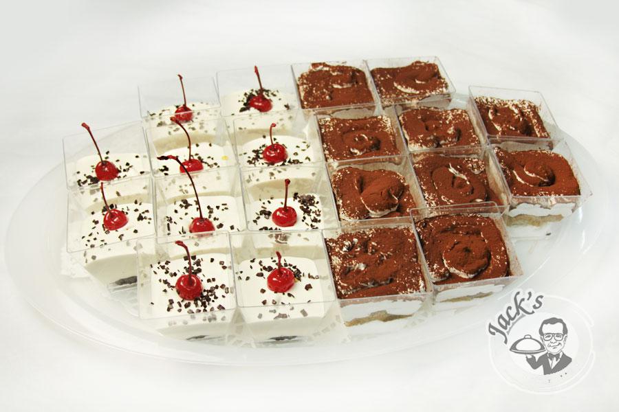 Assorted Shotglass Desserts "Double Tiramisu" 20 Pcs.