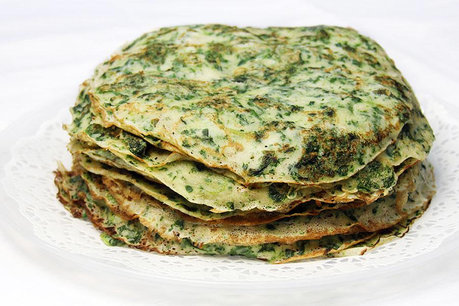 "Spinach Crepes" Stack 20 pcs