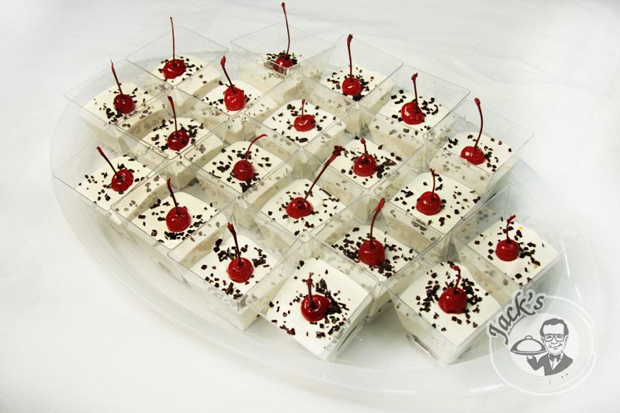 Shotglass Dessert "Snow Cherries" 20 pcs