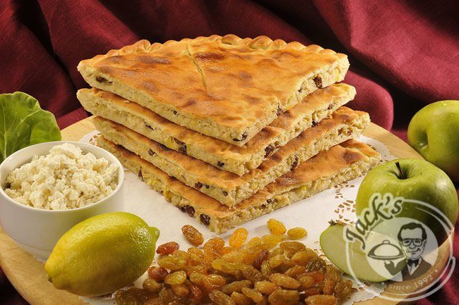 Ossetin Pirog(Pie) with apple/ricotta cheese filling 20/40 cm