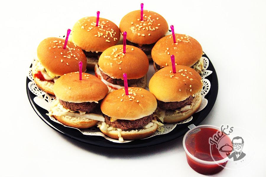 Mini Cheeseburgers (Sliders) 7 cm, 8/16 pcs