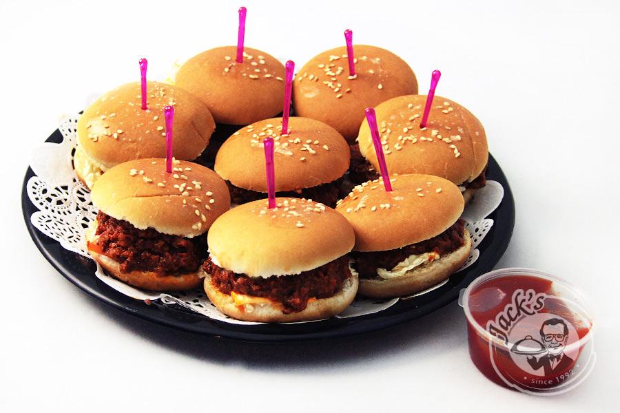 Mini Burgers (Sliders) "Sloppy Joe" 7 cm, 8/16 pcs