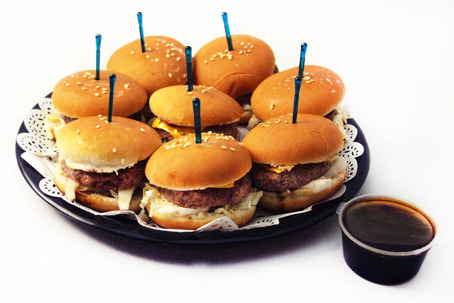 Teriyaki Mini Cheeseburgers (Sliders) 7 cm, 8/16 pcs
